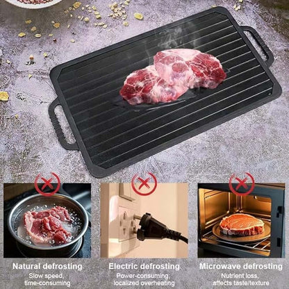 Bandeja de aluminio para descongelación rápida