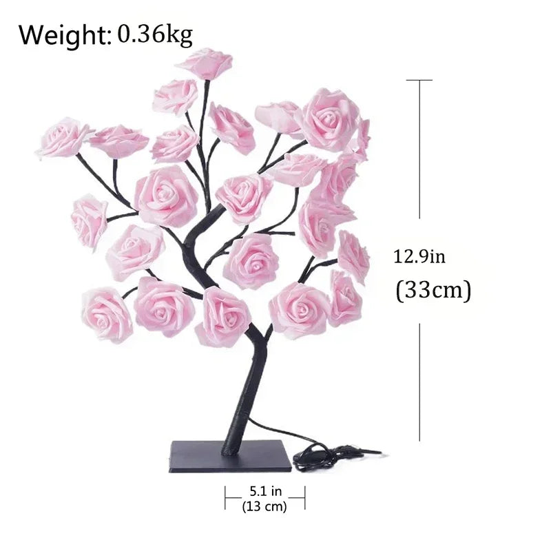 Lámpara del Árbol de Rosas Eternas