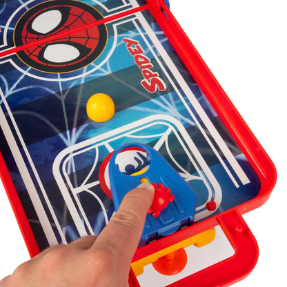 Spidey y sus sorprendentes amigos: maleta de juegos 4 en 1 para mesa