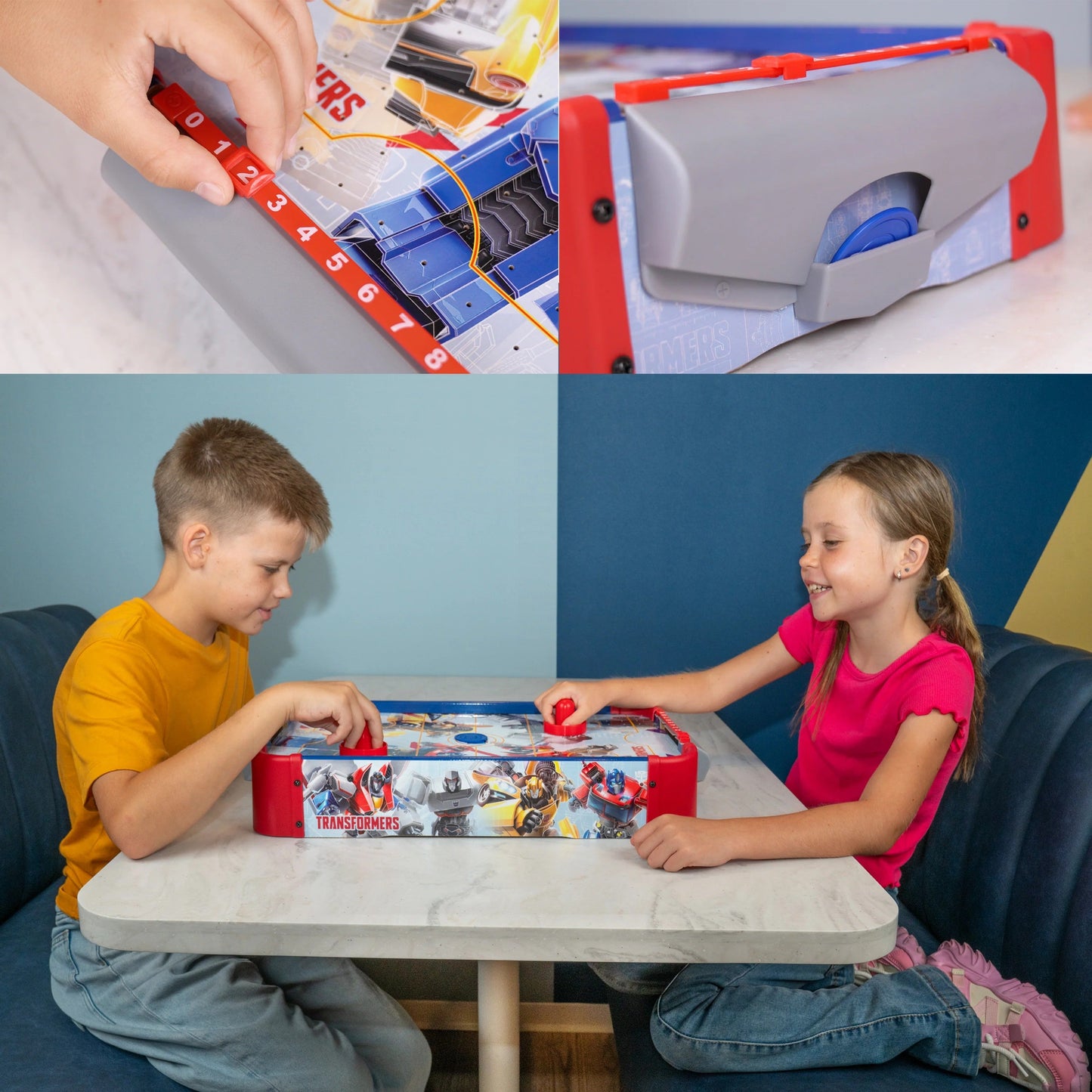 Transformers Wooden Electronic Air Hockey Table