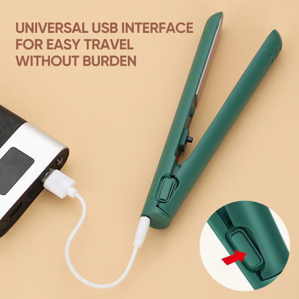 Mini Dual-Purpose Curling Iron – Portable 2-in-1 Hair Styler