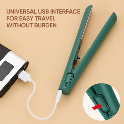 Mini Dual-Purpose Curling Iron – Portable 2-in-1 Hair Styler