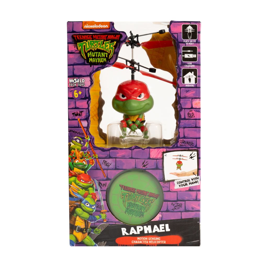 Série de Helicópteros UFO com Sensor de Movimento de 3,5" Nickelodeon TMNT Big Head