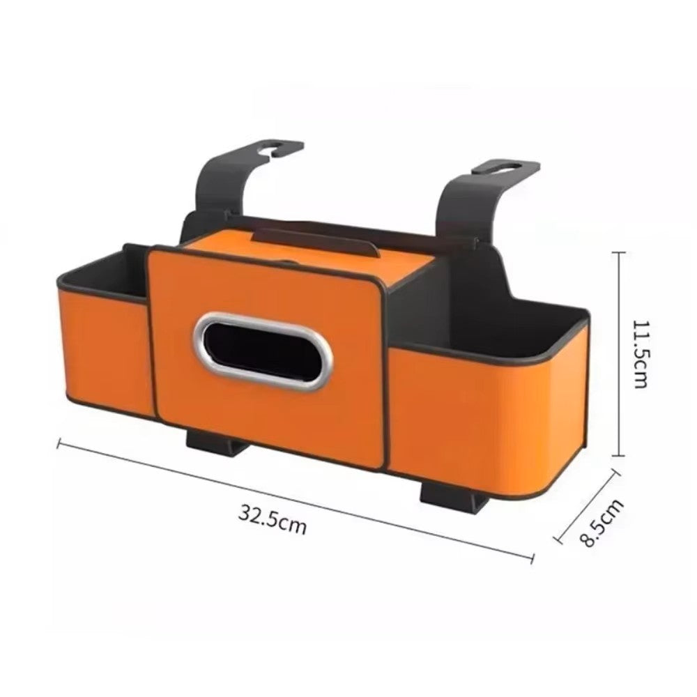 Multifunctional Car Backseat Organizer – Portable Travel Accessory with Integrated Cup Holder & Phone Support