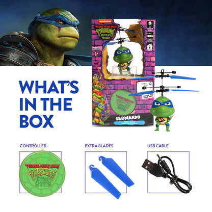 Série de Helicópteros UFO com Sensor de Movimento de 3,5" Nickelodeon TMNT Big Head