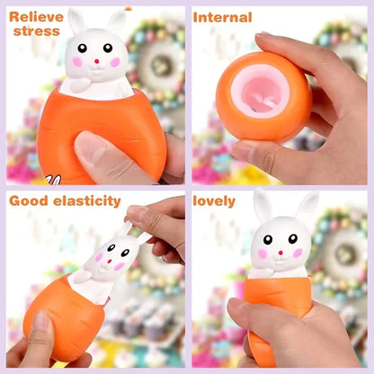 Coelho Elástico Saltitante Cenoura