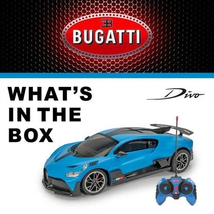 Coche de carreras RC eléctrico Bugatti Divo - Réplica a escala 1:14