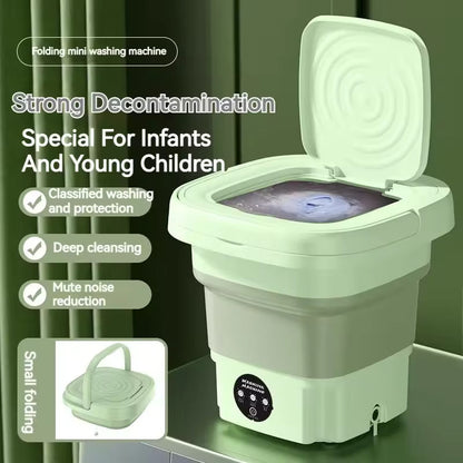 Minilavadora Automática Portátil para Cargas Pequeñas y Apartamentos