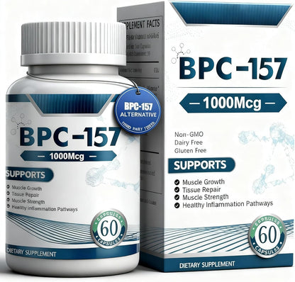 BPC 157 Peptide Recovery Capsules – Muscle & Training Support 60 Capsules