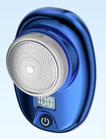 Mini Barbeador Portátil - Portátil, Recarregável por USB, À Prova de Água, para Homens e Mulheres
