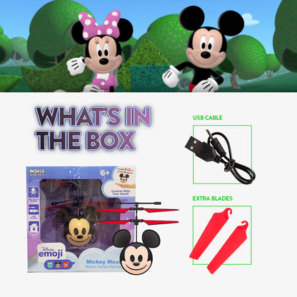 Helicóptero Bola OVNI Disney Emoji Mickey Mouse IR