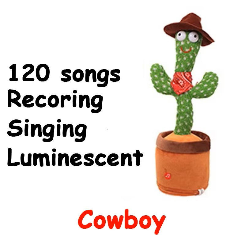 Cactus Bailarín Repite lo que dices – Peluche Electrónico que Canta y Habla