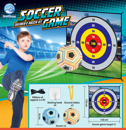 Juego de portería de fútbol para niños para jugar en interiores y exteriores