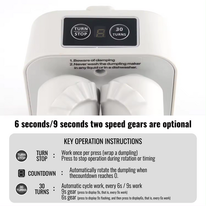 Máquina de Fazer Dumplings Totalmente Automática para Casa