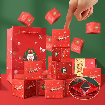 Caja de regalo sorpresa de Navidad con efecto "pop-up"