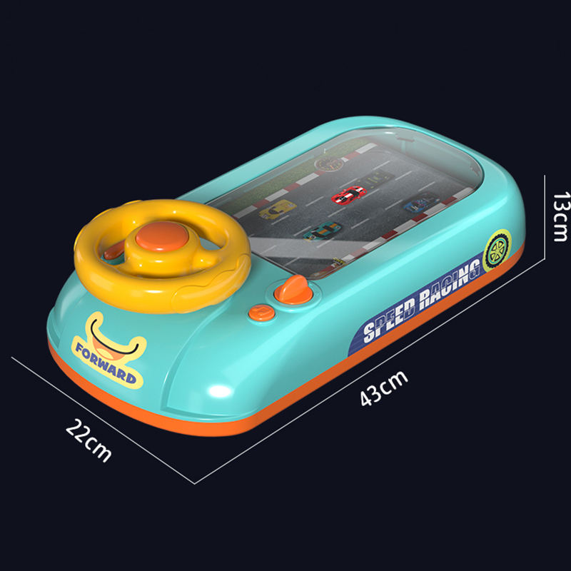 Interactive Racing Simulator – Steering Wheel Adventure Game Console