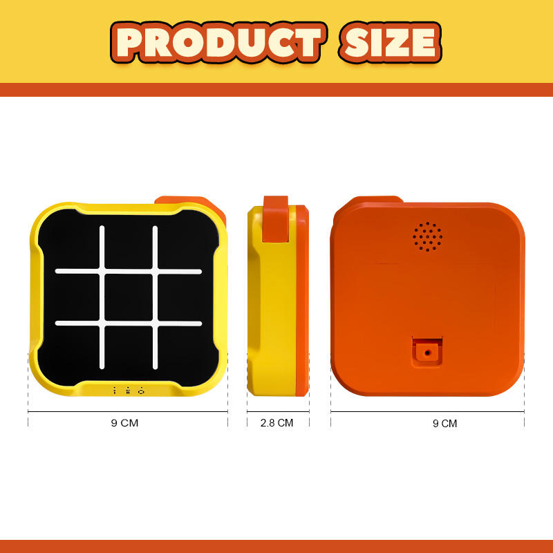 3-in-1 Classic Pocket Puzzle Game Console | Tic-Tac-Toe, Maze & Bolt