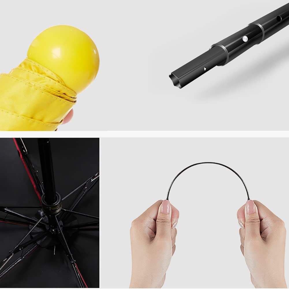 Mini Guarda-chuva de Bolso com Estojo Protetor em Cápsula