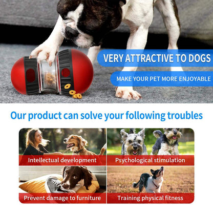 Adjustable Slow-Feed Treat Dispensing Dog Puzzle Ball