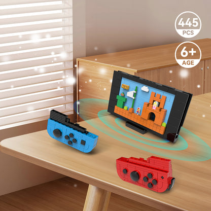 DIY Handheld Gaming Console MOC Building Block Set – Creative Switch Model Toy – Unique Gift for Gamers & Kids