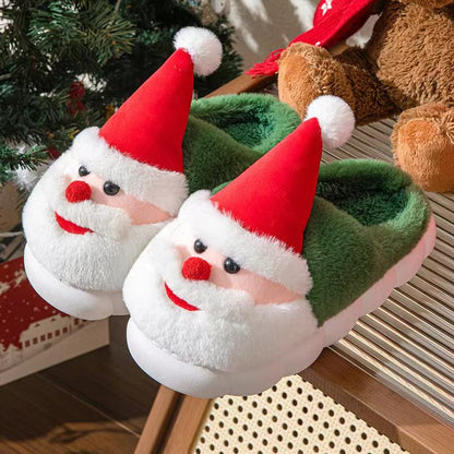 Pantuflas de peluche de Papá Noel