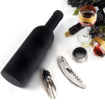 Wine Bottle Shaped Wine Opener Gift Set