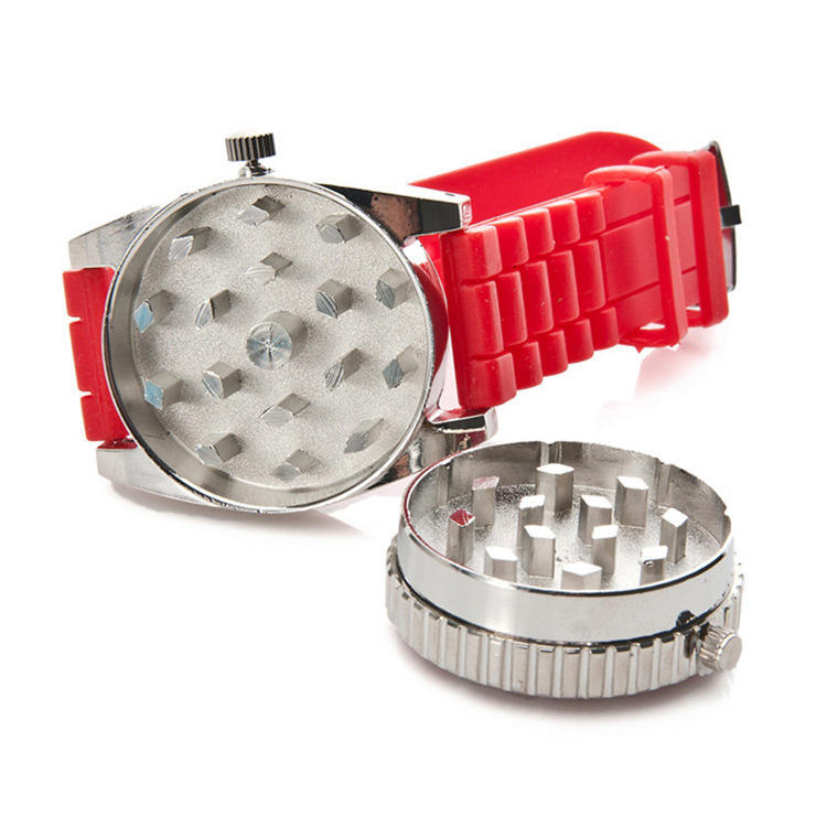 2-in-1 Handheld Spice Crusher with Silicone Strap – Functional Wristwatch & Portable Grinding Tool