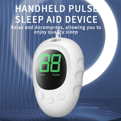 Handheld Pulse Sleep Aid Device – Microcurrent Relaxation Tool for Anxiety & Stress Relief