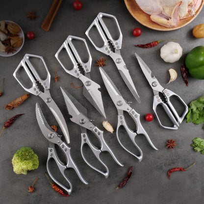Tesoura de Cozinha de Aço Inoxidável de Alto Desempenho
