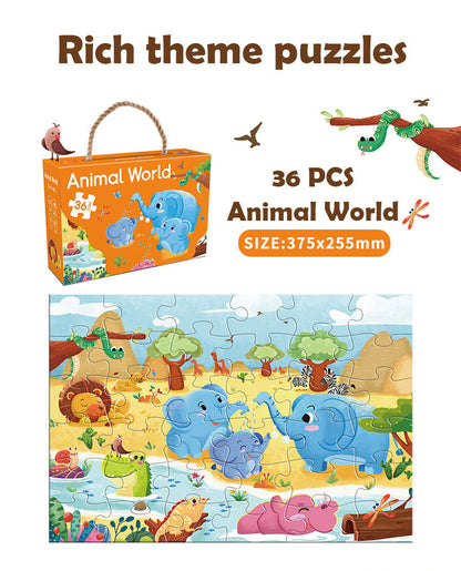 36-Piece Cartoon Jigsaw Puzzle Set