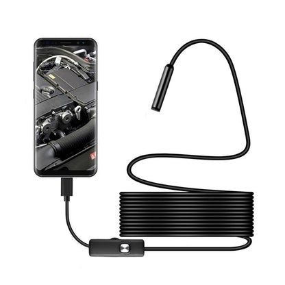 Borescope Camera 3-in-1 USB Type-C Endoscope – 1080P HD 8mm Inspection Camera, IP67 Waterproof Snake Camera for Android, Windows & Mac