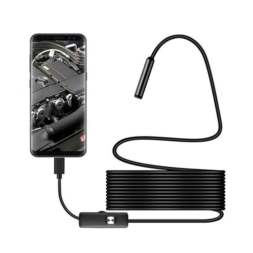 Borescope Camera 3-in-1 USB Type-C Endoscope – 1080P HD 8mm Inspection Camera, IP67 Waterproof Snake Camera for Android, Windows & Mac