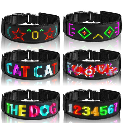 Programmable Waterproof LED Dog Collar Light – USB Rechargeable
