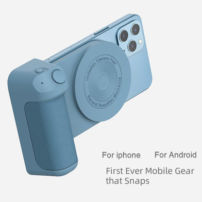 Magnetic Bluetooth Selfie Grip with Remote Control