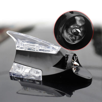 Car Decorative Shark Fin Antenna Wind Power Light