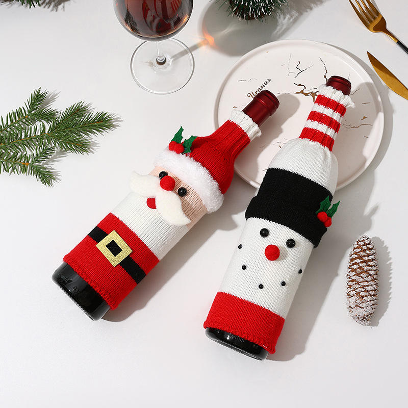 Christmas Wine Bottle Covers
