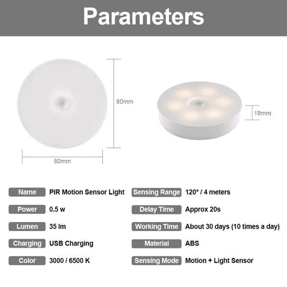 Luz LED com Sensor de Movimento