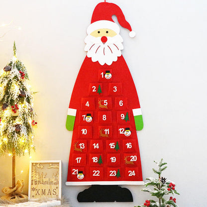 DIY Felt Snowman Advent Calendar – Hanging Countdown to Christmas for Kids
