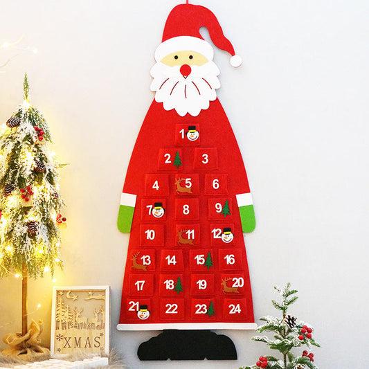 DIY Felt Snowman Advent Calendar – Hanging Countdown to Christmas for Kids
