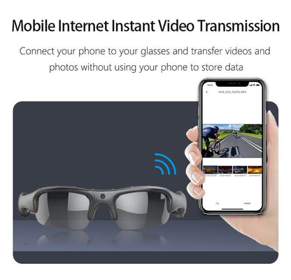 Óculos Inteligentes de Câmara HD – Óculos de Sol Bluetooth Sem Fios com Reprodução de Música e Atendimento de Chamadas – Óculos de Gravação de Vídeo para Desporto e Viagem