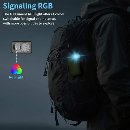 Portable Mini EDC Flashlight with Magnetic Base & Rotating Head