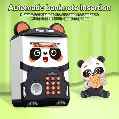 Caja de Ahorros Electrónica Infantil con Contraseña y Desbloqueo por Huella Dactilar