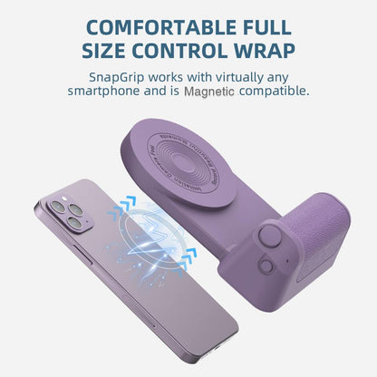 Magnetic Bluetooth Selfie Grip with Remote Control