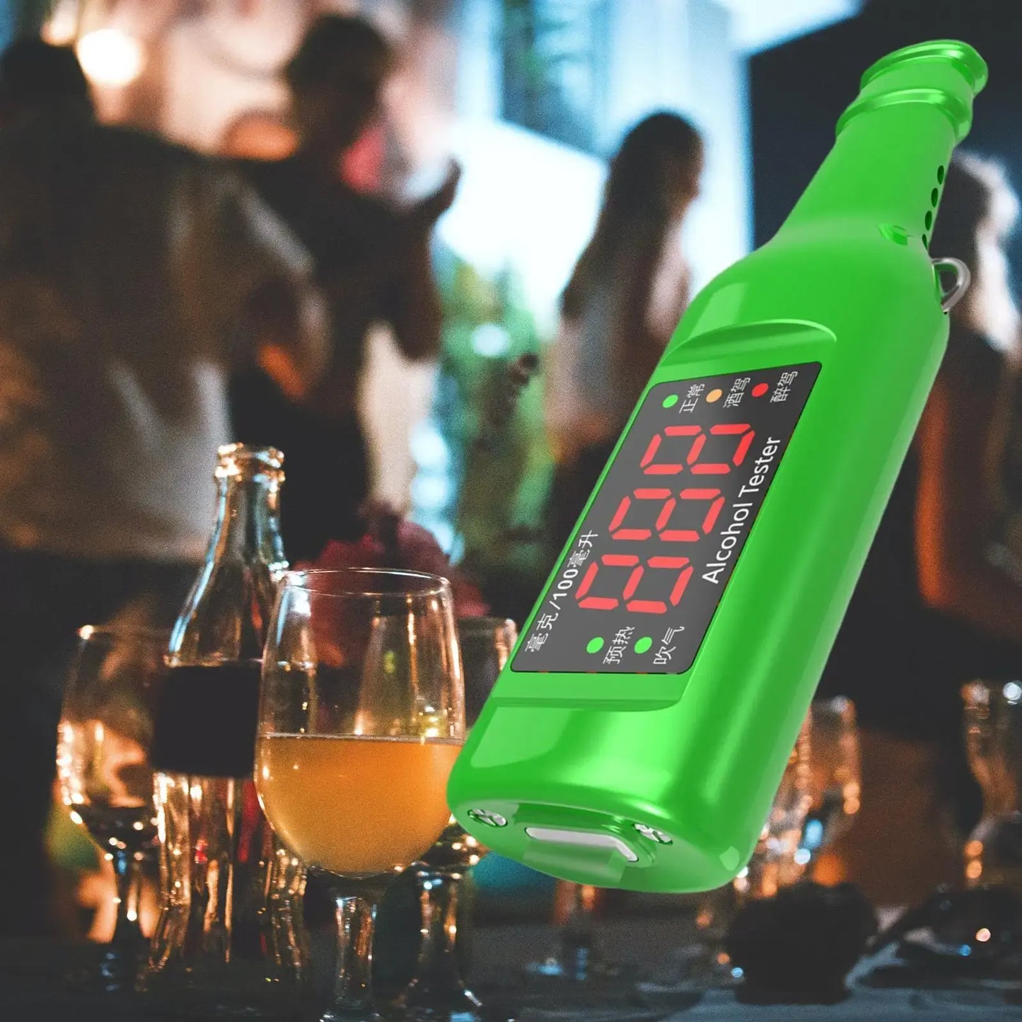 Verificador Digital de Álcool Sem Contacto