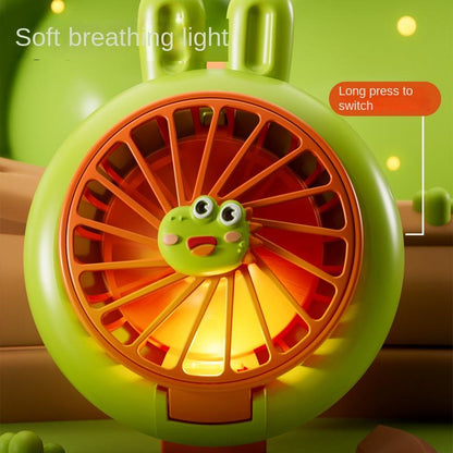 Rechargeable Kids' LED Cartoon Watch Fan