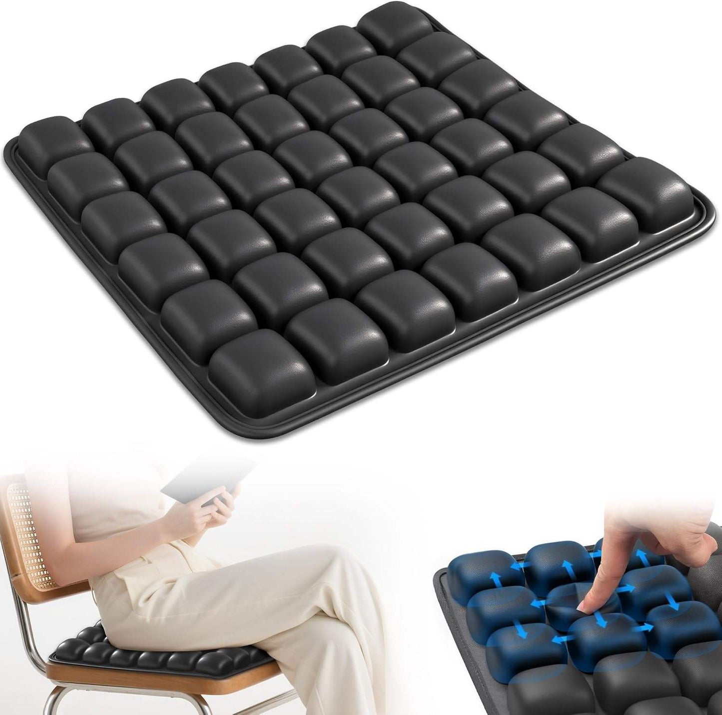 Almofada de Viagem Ergonómica com Células de Ar 3D