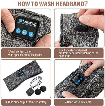 Fita de Dormir Bluetooth com Auriculares Sem Fios