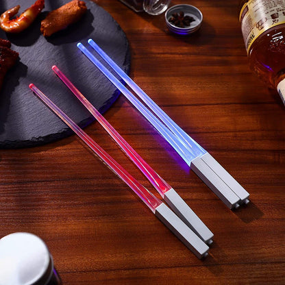 Smart Reusable LED Light-Up Chopsticks