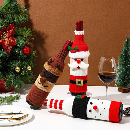 Christmas Wine Bottle Covers
