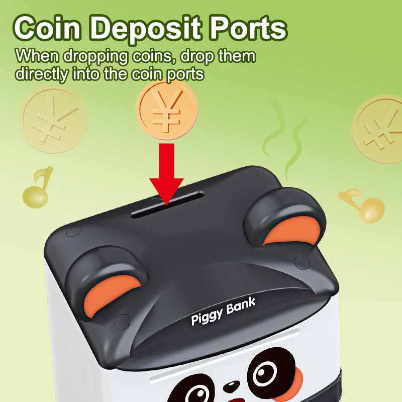 Caja de Ahorros Electrónica Infantil con Contraseña y Desbloqueo por Huella Dactilar